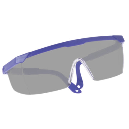 10 PCS Outdoor Safety Glasses Spectacles Eye Protection Goggles Dental Work Eyewear(Blue Frame Grey Lens)-garmade.com
