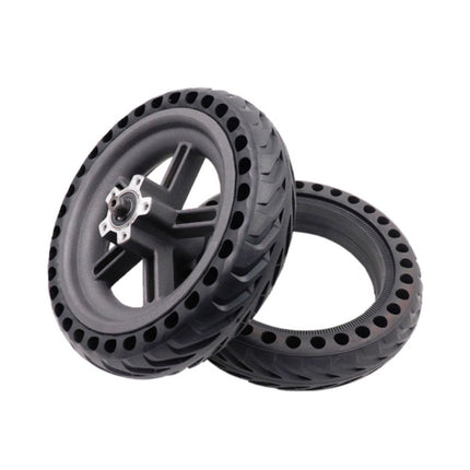 8.5 inch For Xiaomi Mijia M365 Electric Scooter Accessories Wheel Boss Wheel Tire Integrated 5 Hole Honeycomb Solid Wheel Tire(Wheel Tire + Wheel Frame)(Wheel Tire + Wheel Frame)-garmade.com