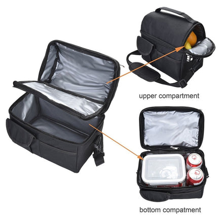 Lunch Bag Reusable Insulated Bag Multifunctional Waterproof Insulated Lunch Box(Orange)-garmade.com