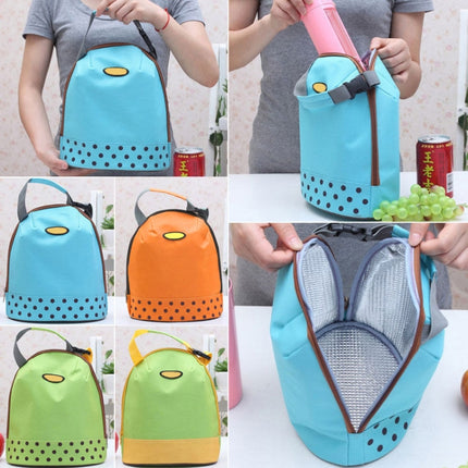 Portable Cooler Tote Insulated Canvas Lunch Bag Thermal Food Picnic Bento Lunch Bags(Green)-garmade.com