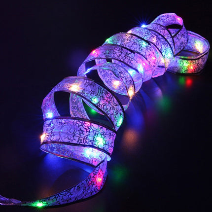 4m 40LEDs Battery Powered Christmas Holiday Festival Decoration Night Light LED String Light(White Light)-garmade.com
