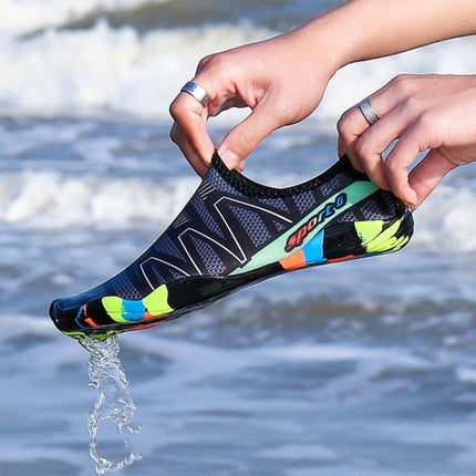 Swimming Water Sports Seaside Beach Surfing Slippers Light Athletic Footwear Unisex Sneakers for Men and Women, Shoe Size:35(Sky Blue)-garmade.com