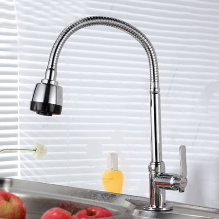 Kitchen Faucet Anti-splash Head Wash Basin Sink Universal Rotatable Faucet Full Copper Joint, Style:Cold Water-garmade.com
