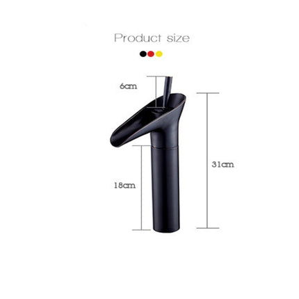 Bathroom Faucet Washbasin Waterfall Hot & Cold Faucet, Specification:84535-1-garmade.com