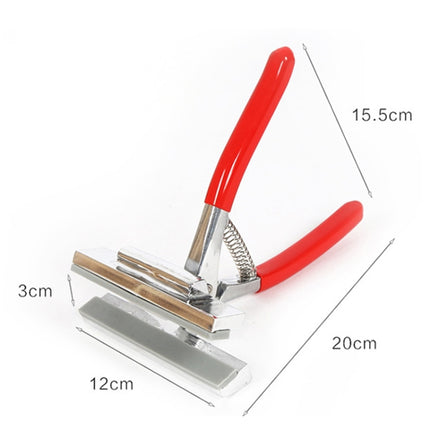 Oil Painting Plier Red Grasp Stretch Tighten Canvas Clamp Plier, Size: 12cm-garmade.com