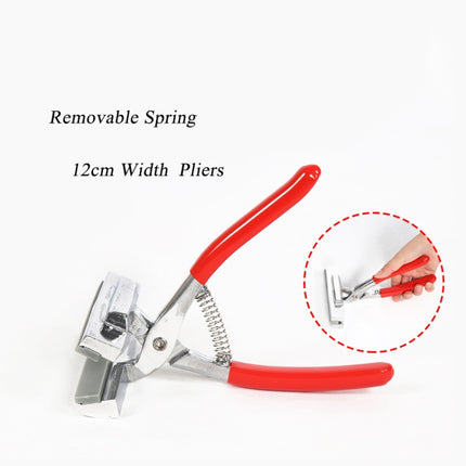 Oil Painting Plier Red Grasp Stretch Tighten Canvas Clamp Plier, Size: 12cm-garmade.com