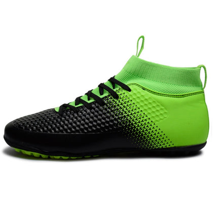 Anti-skid Soccer Training Shoes for Men and Women, Size:33(Green)-garmade.com