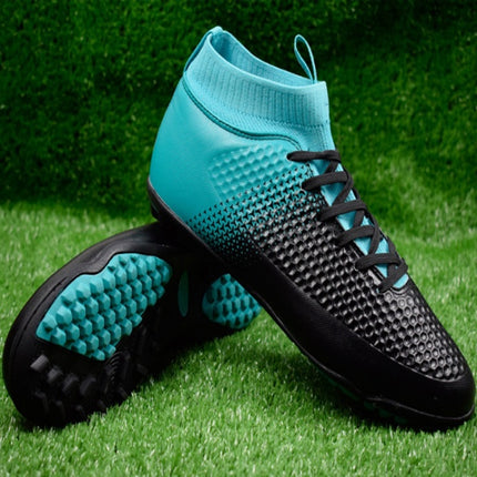Anti-skid Soccer Training Shoes for Men and Women, Size:34(Blue)-garmade.com