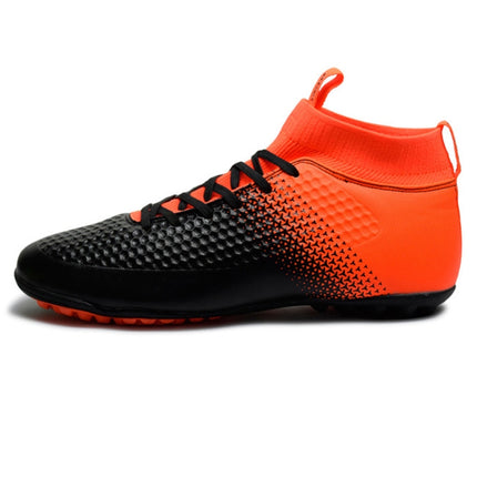 Anti-skid Soccer Training Shoes for Men and Women, Size:34(Orange)-garmade.com