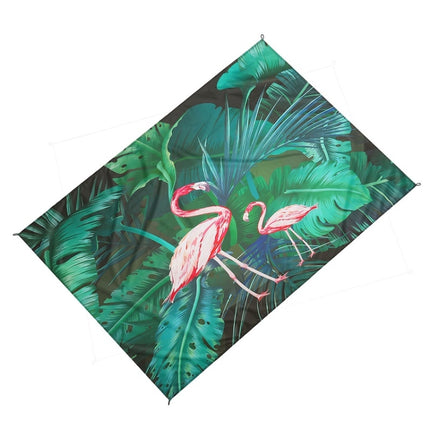 Outdoor Color Beach Mat Waterproof Picnic Mat, Size:1x1.4m(Flamingo)-garmade.com