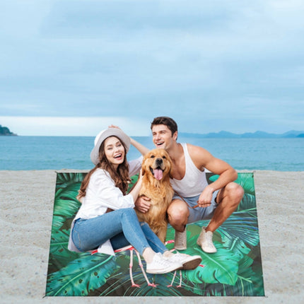 Outdoor Color Beach Mat Waterproof Picnic Mat, Size:1x1.4m(Colorful Flowers)-garmade.com