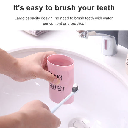 2 PCS Cartoon Portable Travel Home Bathroom Toothbrush Case Storage Box Mouth Cup(Green)-garmade.com