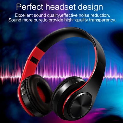 HIFI Stereo Wireless Bluetooth Headphone for Xiaomi iPhone Sumsamg Tablet, with Mic, Support SD Card & FM(Golden black)-garmade.com