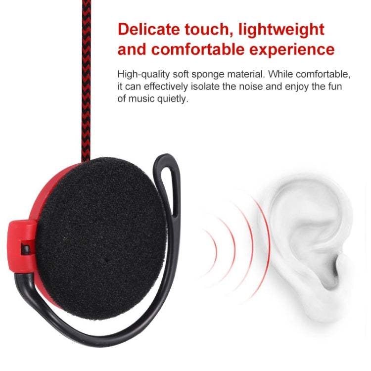 Shini Q940 3.5mm Super Bass EarHook Earphone for Mp3 Player Computer Mobile(Blue No Mic)-garmade.com