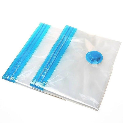 3 PCS Hot Vacuum Bag Storage Organizer Transparent Border Foldable Extra Large Seal Compressed Travel Saving Space Bags(40x60cm)-garmade.com