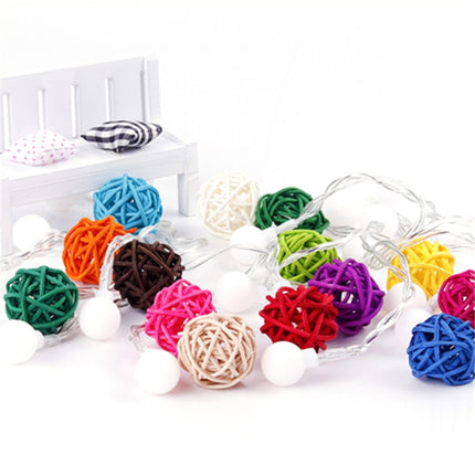 10 PCS Artificial Straw Ball For Birthday Party Wedding Christmas Home Decor(Coofee)-garmade.com