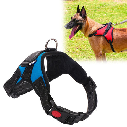 For Small Medium Large Dogs Pet Walking Chest Strap, Size:S(Blue)-garmade.com
