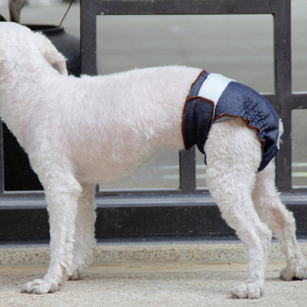 Anti-sorrow Female Dog Physiological Pants Urine-proof And Wet Pet Leak-proof Underwear, Size:M-garmade.com