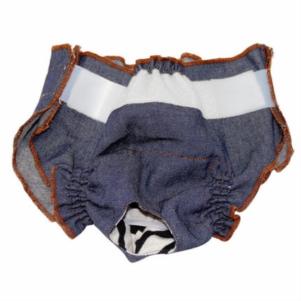 Anti-sorrow Female Dog Physiological Pants Urine-proof And Wet Pet Leak-proof Underwear, Size:L-garmade.com