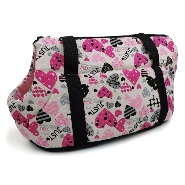 Retro Pet Carrying Bag Comfortable & Breathable Backpack For Cats And Dogs, Size:S 45x21x22cm(Love)-garmade.com