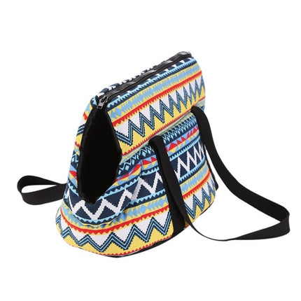 Retro Pet Carrying Bag Comfortable & Breathable Backpack For Cats And Dogs, Size:S 45x21x22cm(Retro Velveted)-garmade.com