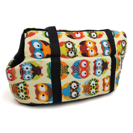 Retro Pet Carrying Bag Comfortable & Breathable Backpack For Cats And Dogs, Size:L 55x26x27cm(Owl)-garmade.com