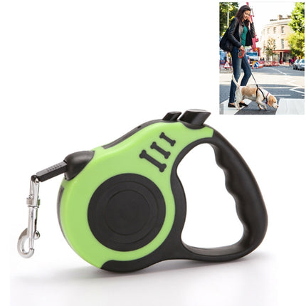 Retractable Dog Leash Automatic Flexible Dog Puppy Cat Traction Rope Belt Dog Leash for Small Medium Dogs Pet Products, Size:3m(Green)-garmade.com