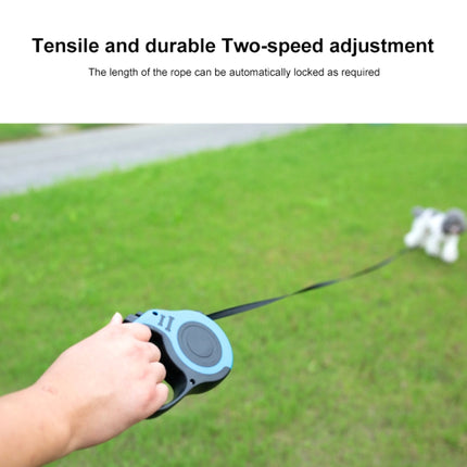 Retractable Dog Leash Automatic Flexible Dog Puppy Cat Traction Rope Belt Dog Leash for Small Medium Dogs Pet Products, Size:3m(Blue)-garmade.com