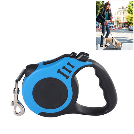 Retractable Dog Leash Automatic Flexible Dog Puppy Cat Traction Rope Belt Dog Leash for Small Medium Dogs Pet Products, Size:5m(Blue)-garmade.com