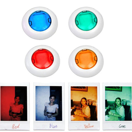 Colorful Camcorder Close-up Colored Lens Filter for Polaroid Fujifilm Instax Mini 9 8 8 7S KT Instant Film Cameras-garmade.com