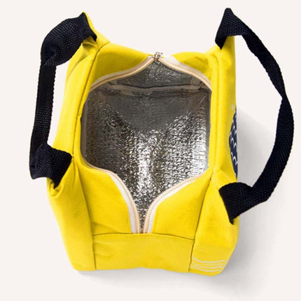 5 PCS Small Zipper Insulation Bag Outdoor Picnic Insulation Portable Ice Bag(Yellow)-garmade.com