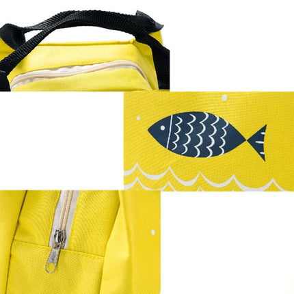 5 PCS Small Zipper Insulation Bag Outdoor Picnic Insulation Portable Ice Bag(Navy)-garmade.com