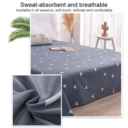 Student Dormitory Double Single Grinding Skin-Friendly Multi-Size Multi-Function Sheet, Size:160X230cm(Sweet Time)-garmade.com