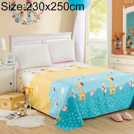 Student Dormitory Double Single Grinding Skin-Friendly Multi-Size Multi-Function Sheet, Size:230x250cm(Grassland Night)-garmade.com