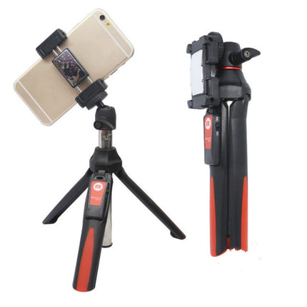 Benro MK10 Mobile Phone Live Bluetooth Remote Control Selfie Stick Tripod(Orange)-garmade.com