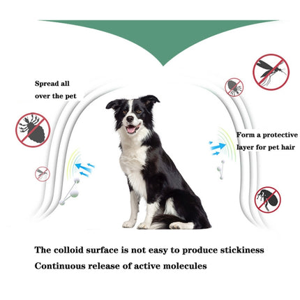 5 PCS Pet Flea & Anti-Lice Collar Pet In Vitro Insect Repellent Ring, Size:Large Dog/70cm-garmade.com