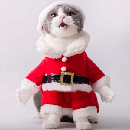 Pet Three-Dimensional Christmas Suit, Size: S-garmade.com