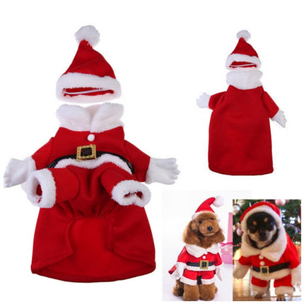 Pet Three-Dimensional Christmas Suit, Size: S-garmade.com