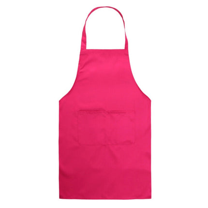 2PCS Kitchen Chef Aprons Cooking Baking Apron With Pockets(Blue)-garmade.com