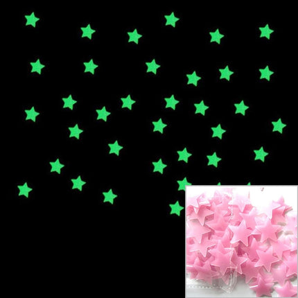 100PC Kids Bedroom Glow Wall Stickers Stars-garmade.com