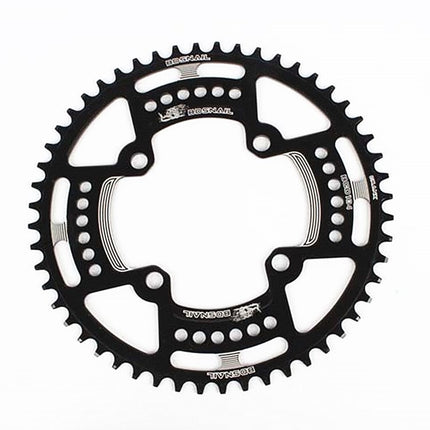 Snail Positive And Negative Tooth Discs Mountain Bike Single Disc Large Tooth Disc 104mm Bcd, Specification:44T(Black)-garmade.com