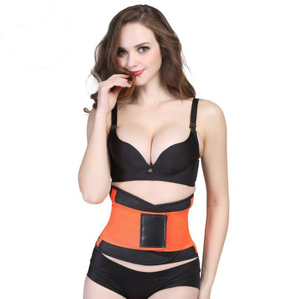 Body Shaping Underwear Abdomen Belt Fat Burning Paste New Fashion Sports Fitness Belly Belt, Size:XL (Orange)-garmade.com