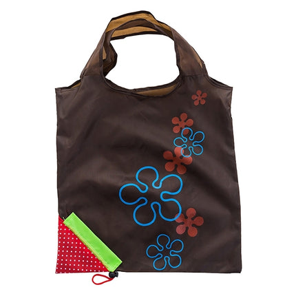 Creative Strawberry Shopping Reusable Folding Reusable Grocery Shopping Bag(Brown)-garmade.com