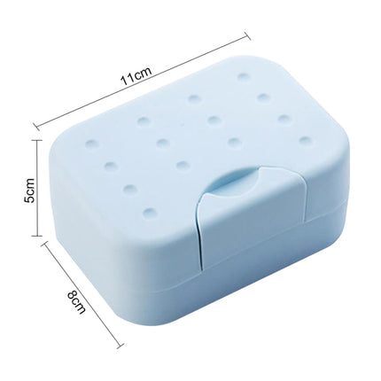 2 PCS Portable Travel Soap Box(Blue)-garmade.com