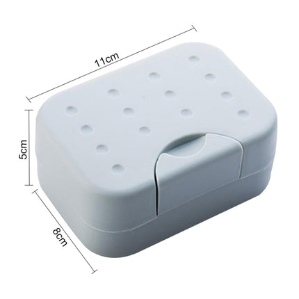 2 PCS Portable Travel Soap Box(Gray)-garmade.com