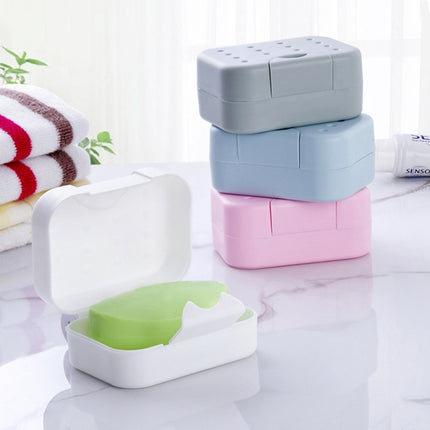 2 PCS Portable Travel Soap Box(Pink)-garmade.com