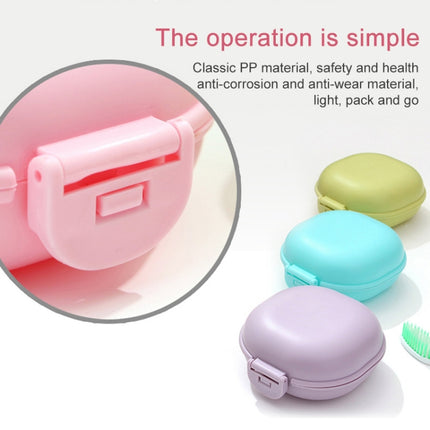 3 PCS Bathroom Dish Plate Case Home Shower Travel Hiking Holder Container Soap Box(pink)-garmade.com