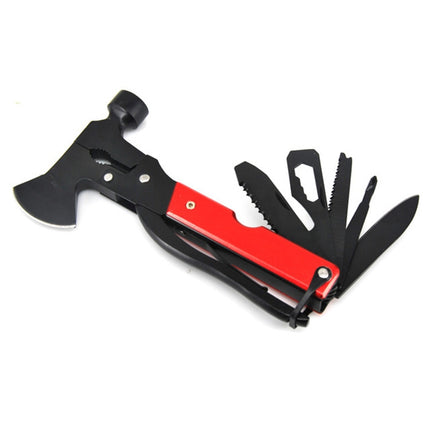 KSHIELD MT-6057R Folding Knife Multifunctional Hammer Pliers Tool Camping Survival Tool Axe-garmade.com