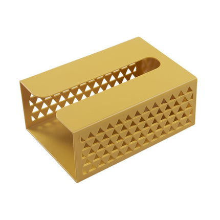 Wall-mounted Kitchen Tissue Box Paper Drawer Napkin Tray Toilet Cupboard Door Tissue Rack(Ginger)-garmade.com