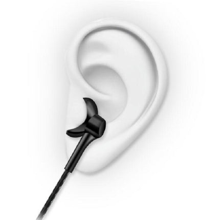 PTM P7 Stereo Wire-controlled Earphone with Microphone, Cable Length: 1.2m(Black)-garmade.com